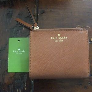 Kate Spade Wallet- Small Malea, Warm Cognac
